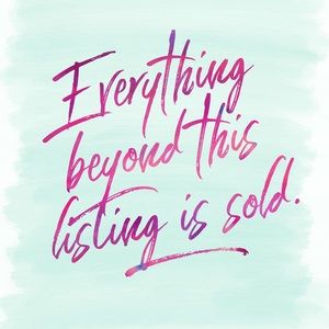 Items beyond this point are sold.